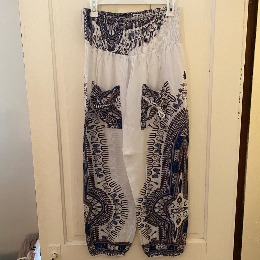 Aztec print fashion pants